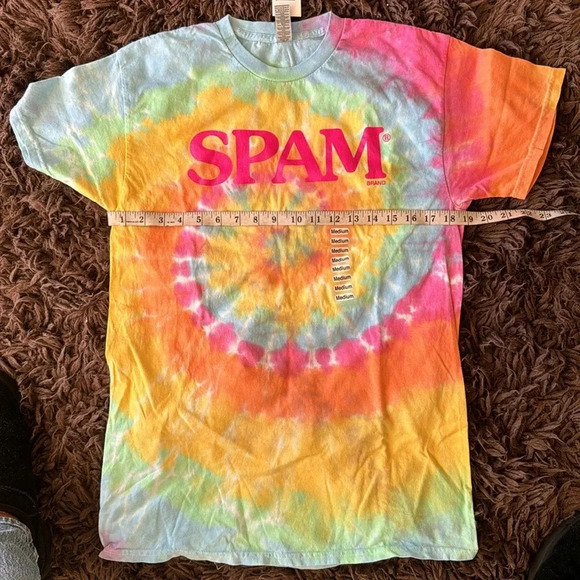 Spam pastel tie dye t shirt size medium NWT from Spam Museum in Austin MN - Picture 6 of 7